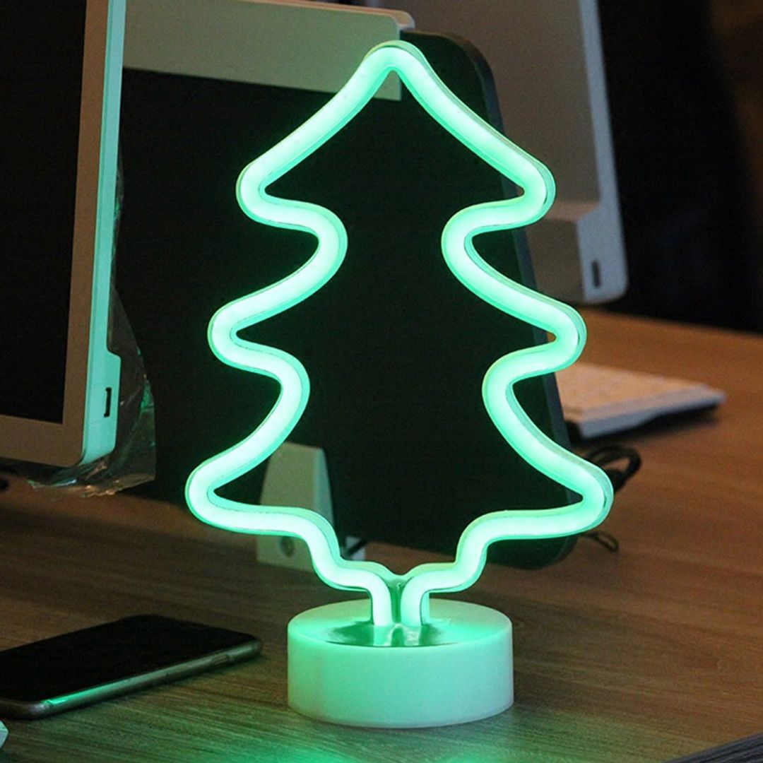 Неоновый светильник Елочка Неоновый светильник Елочка