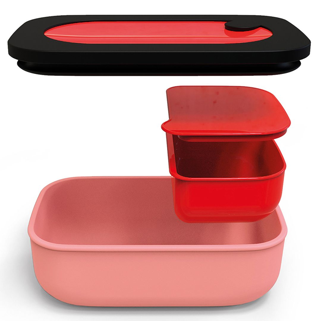 Ланч-бокс On The Go красный (900 мл) Ланч-бокс On The Go красный (900 мл)