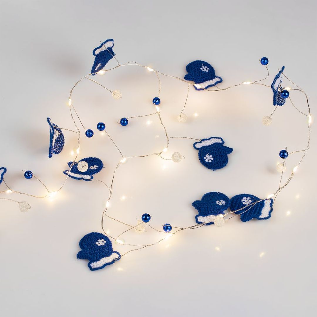 Гирлянда Merry Mittens (Синяя) Гирлянда Merry Mittens (Синяя)