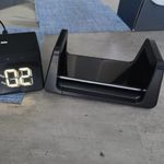 Настольный стерилизатор с беспроводной зарядкой и часами UV Depot (Черный) Отзыв