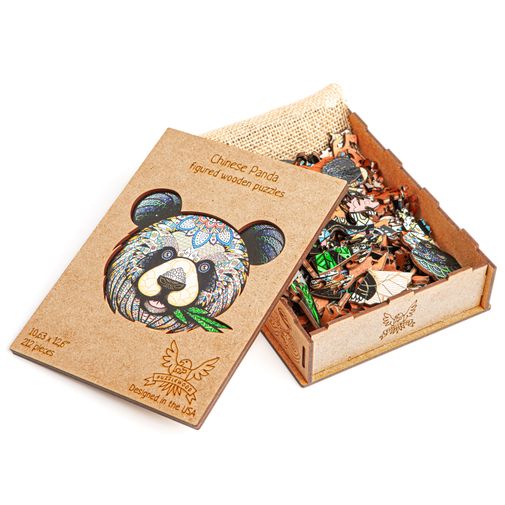 Деревянный пазл Puzzlewood Китайская панда