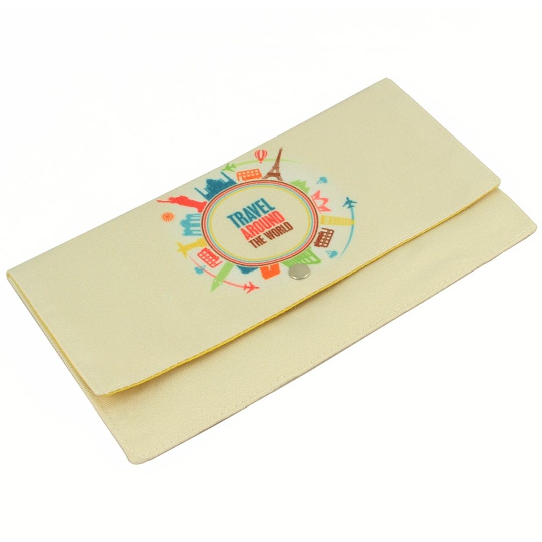 Конверт для путешествий Travel Around Застежка-кнопка Конверт для путешествий Travel Around Застежка-кнопка
