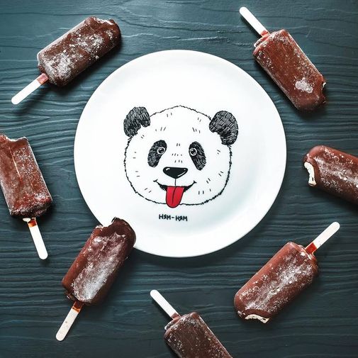 Тарелка Панда Ням Ням