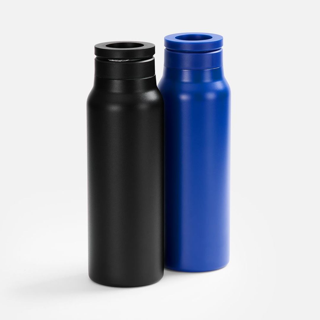 Термобутылка Magnus с магнитным держателем для телефона (черный)