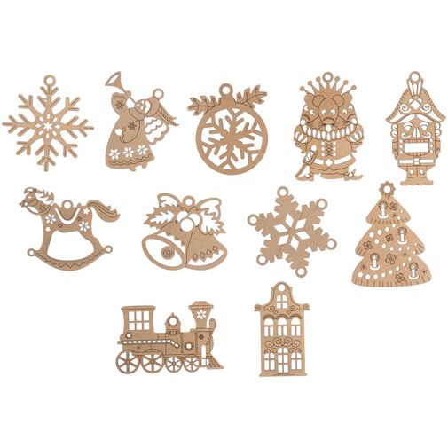 Новогодняя книга Щелкунчик с подвесками