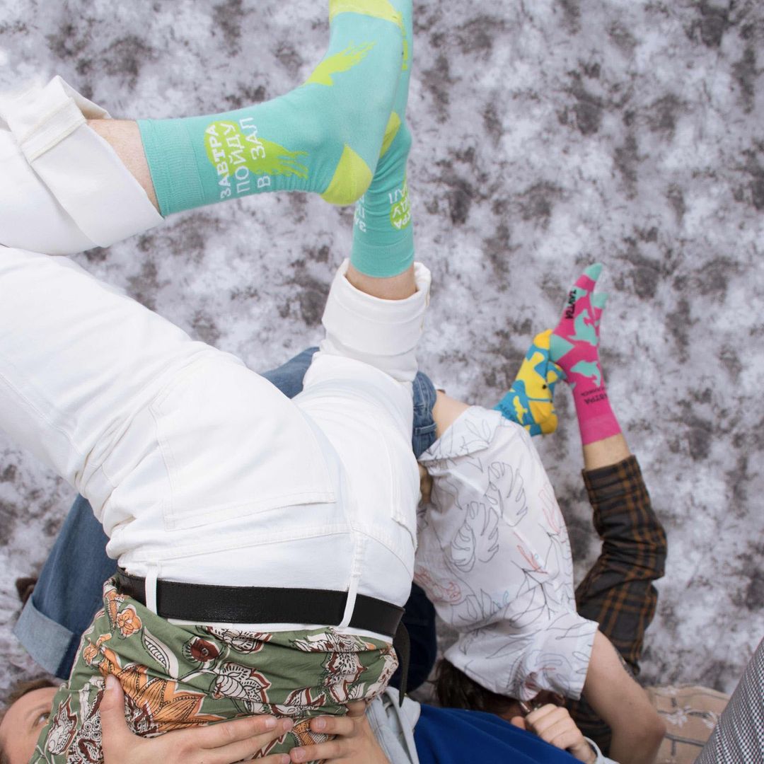 Носки Завтра пойду в зал Носки Завтра пойду в зал