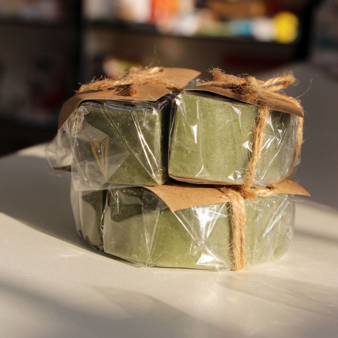 Мыло ручной работы Спирулиновое (50 г)