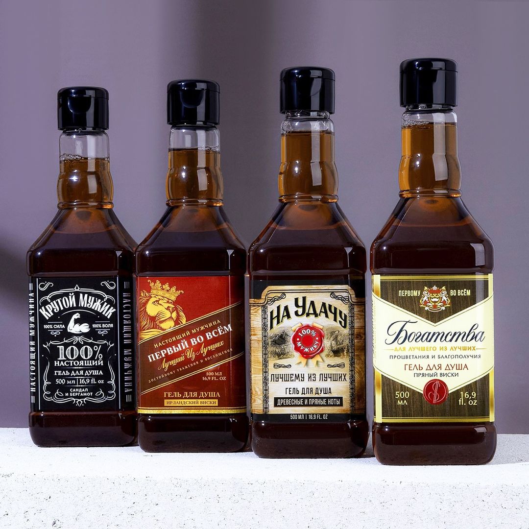 Гель для душа Виски для крутого мужика (500мл) Гель для душа Виски для крутого мужика (500мл)