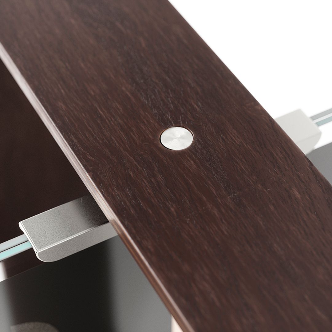 Фоторамка двухсторонняя Bellwood орех (26х31 см)