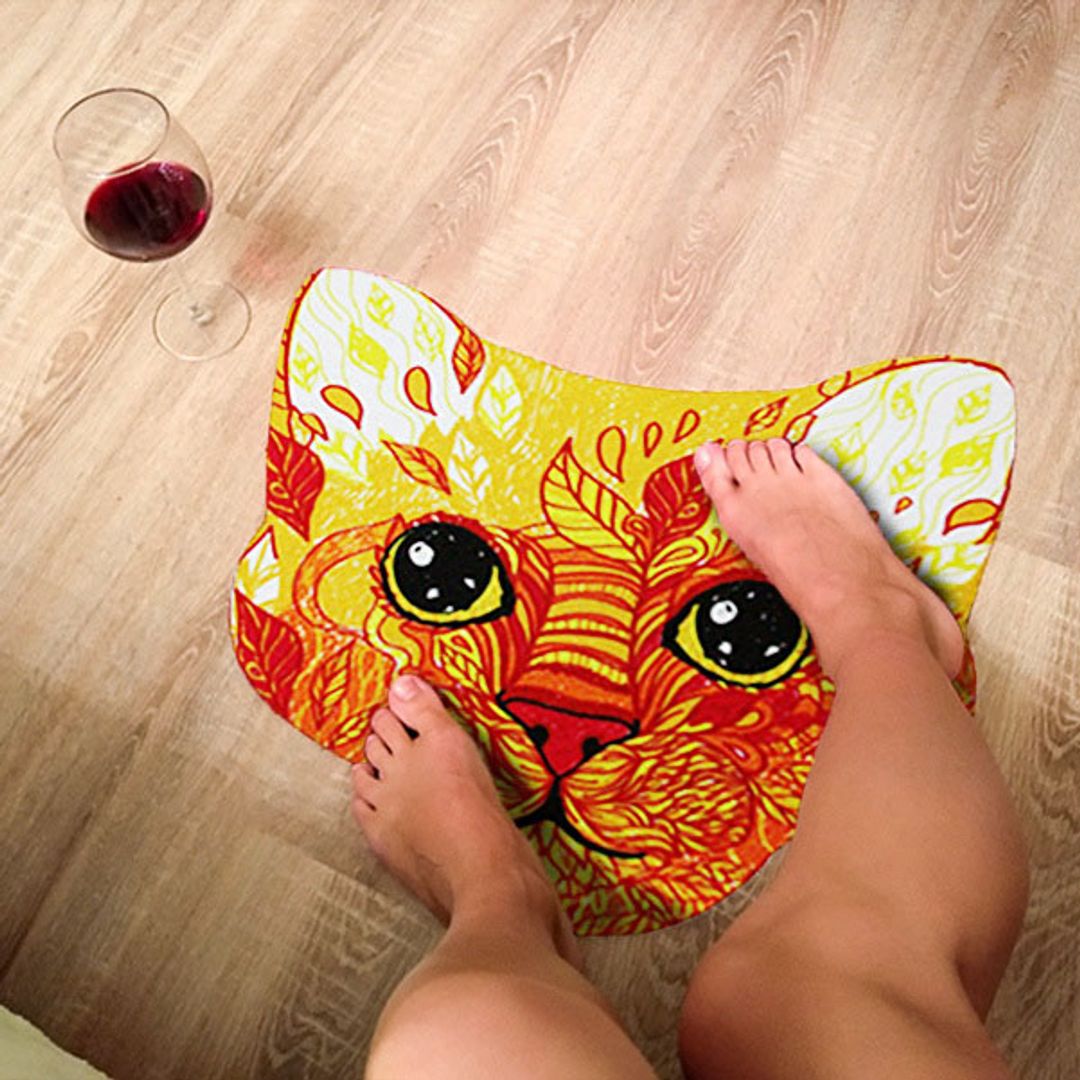 Коврик для входной двери Кот Джон Коврик для входной двери Кот Джон