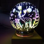 USB Ночник Магический шар Олень Отзыв USB Ночник Магический шар Олень Отзыв