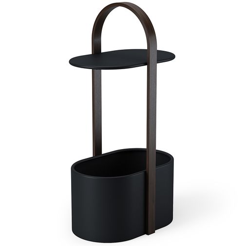 Полка-органайзер Hub (Черный, орех) Полка-органайзер Hub (Черный, орех)