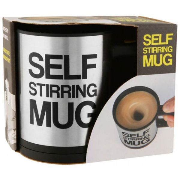 Кружка Мешалка Self Stirring Mug (Черный)