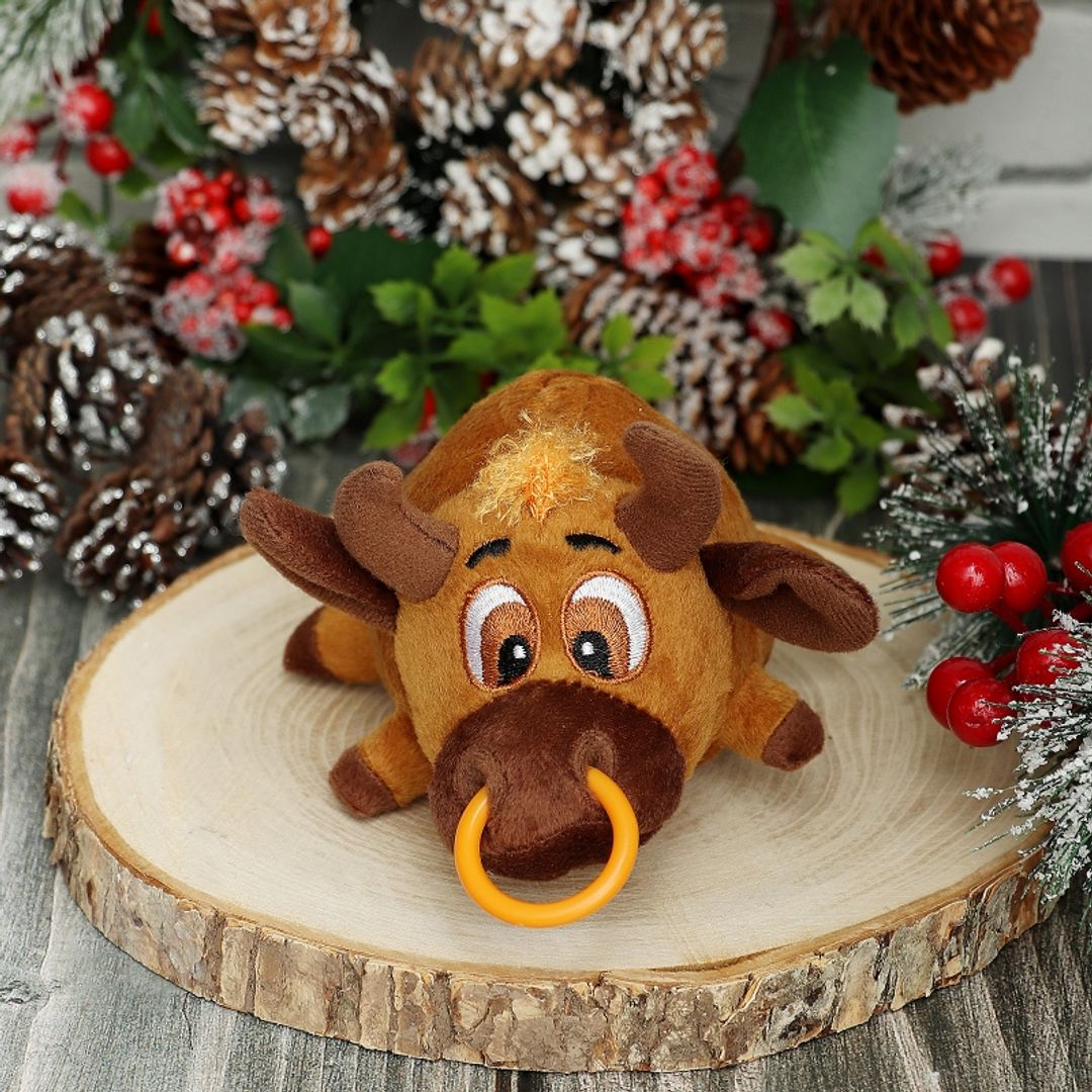 Игрушка-антистресс говорящий мячик Бычок Игрушка-антистресс говорящий мячик Бычок