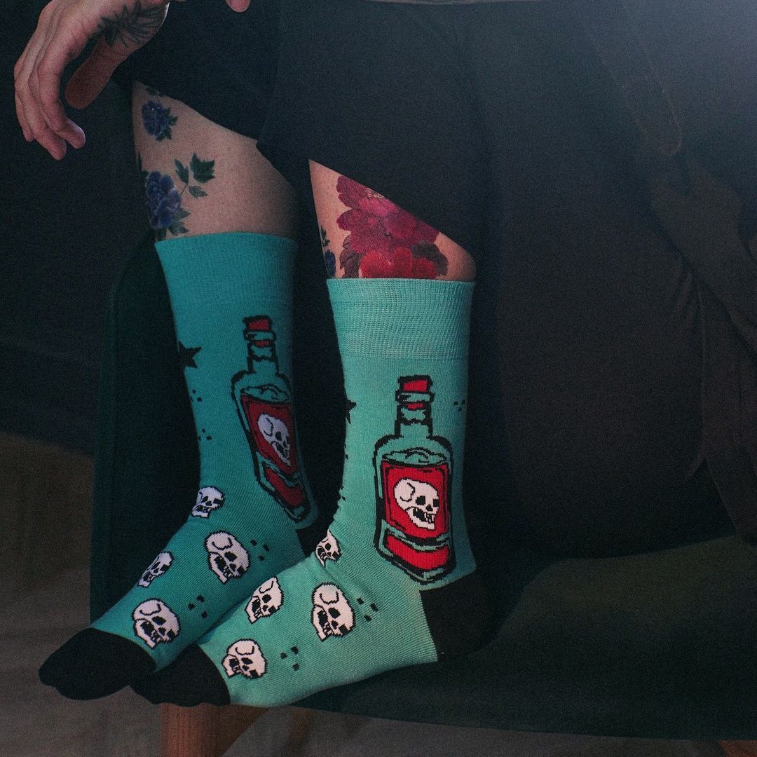 Носки Бокальчик за здоровье бывших Носки Бокальчик за здоровье бывших