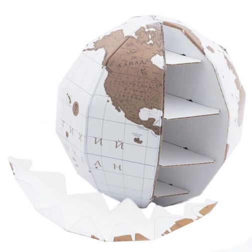 Скретч-глобус True World (на русском)