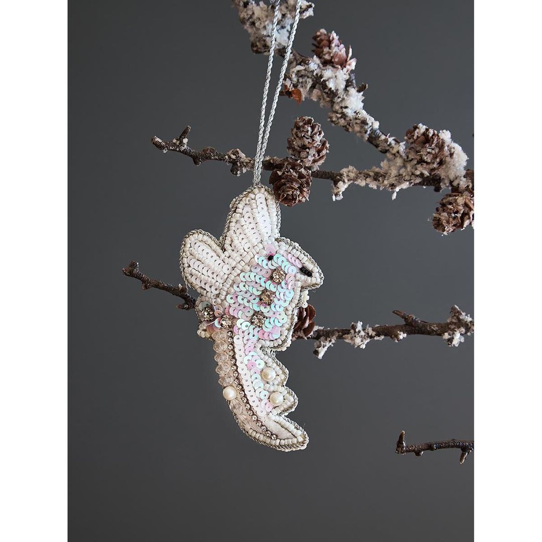 Набор елочных украшений Christmas pearls из коллекции New Year Essential, 4 шт.