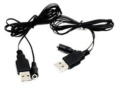 Перчатки с подогревом от USB Голубые