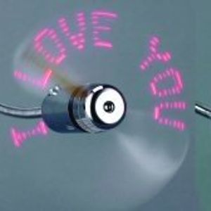 USB Вентилятор с текстовыми эффектами