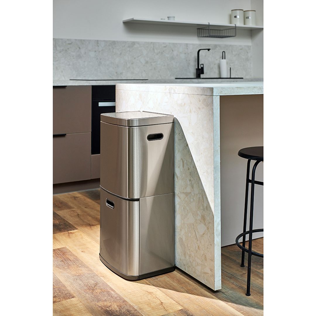 Контейнер мусорный с 2-мя отделениями Smart Bin сенсорный (60 л)