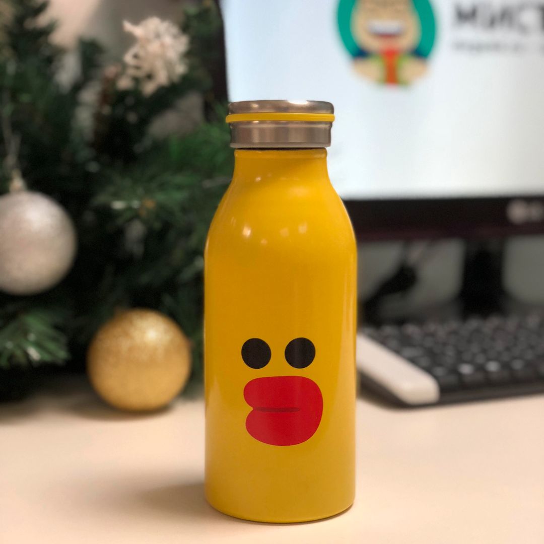 Термос-бутылка Утенок