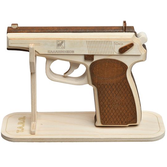 Готовая деревянная модель пистолета Макарова