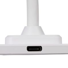 Настольная лампа с беспроводной зарядкой Modicum (белый)