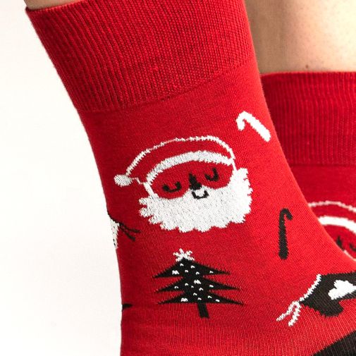 Носки Если что, там олень язык показывает