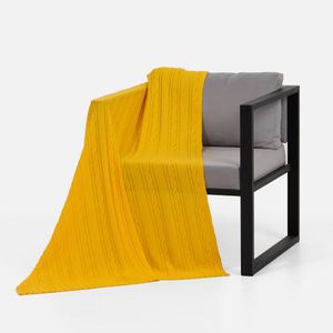 Плед Remitt (желтый)