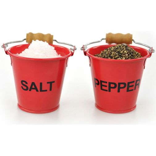 Солонка и перечница Пожарные ведра Pinch Pots