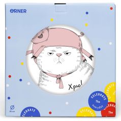 Тарелка Кот в костюме Хрю!