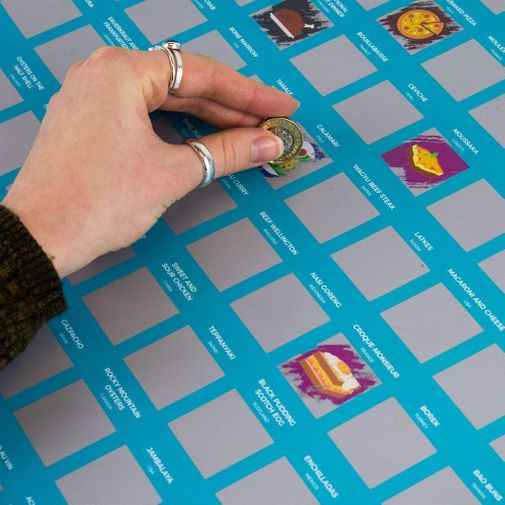 Скретч-постер 100 блюд Скретч-постер 100 блюд