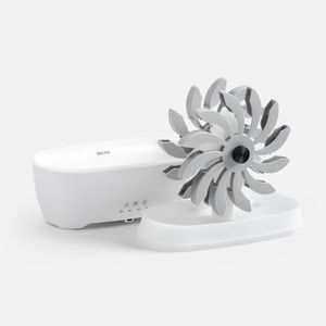 Увлажнитель-ароматизатор Steam Spin (белый с серым) Увлажнитель-ароматизатор Steam Spin (белый с серым)
