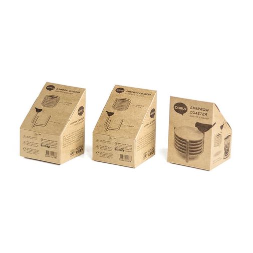 Набор подставок под чашки Sparrow (Белый)