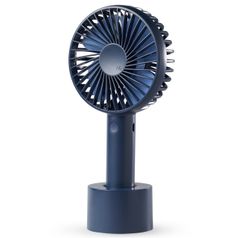 Портативный вентилятор Handy Fan (Черный) (Синий)