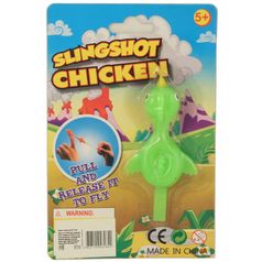 Летающий цыпленок Slingshot Chicken (Салатовый)