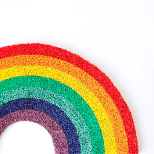 Коврик для входной двери Радуга Коврик для входной двери Радуга