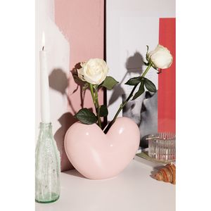 Ваза для цветов Love, 15,5 см, светло-розовая Ваза для цветов Love, 15,5 см, светло-розовая