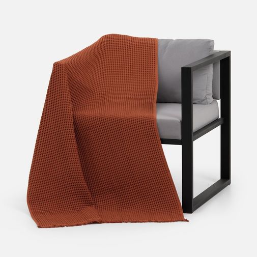 Плед вафельный Elenglect (оранжевый) Плед вафельный Elenglect (оранжевый)