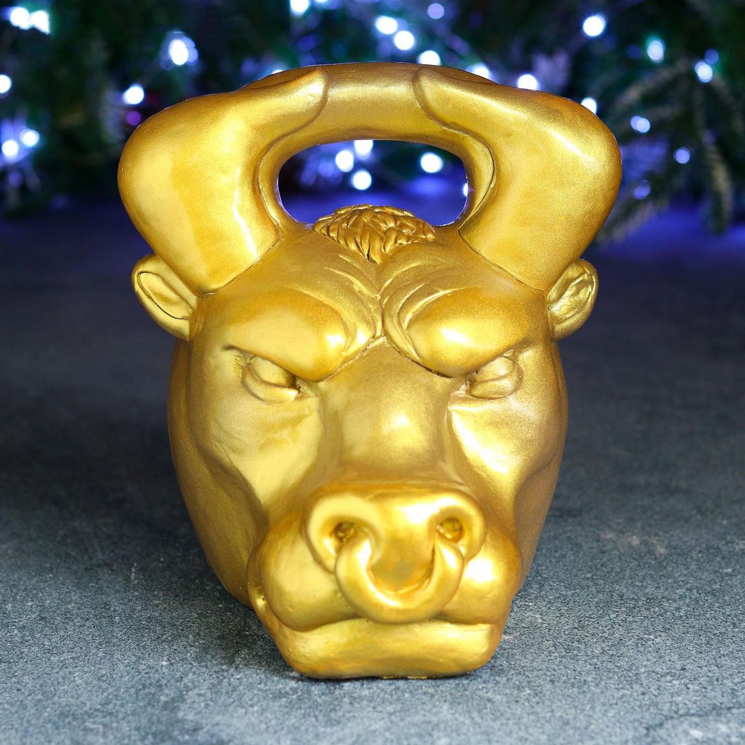 Копилка Бык гиря Копилка Бык гиря