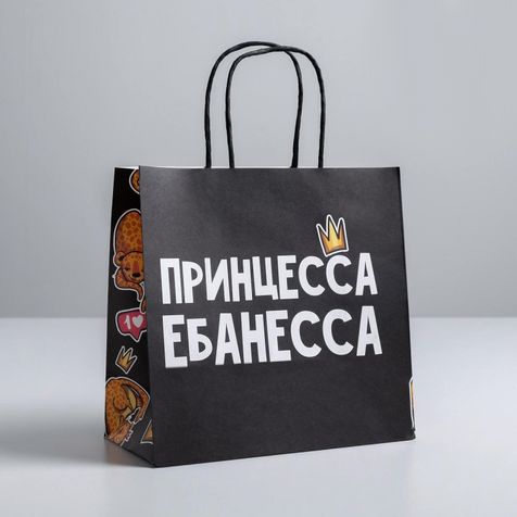Подарочный пакет Принцесса (22 × 22 × 11 см)