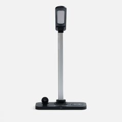 Настольная лампа с беспроводной зарядкой Power Light (черный)