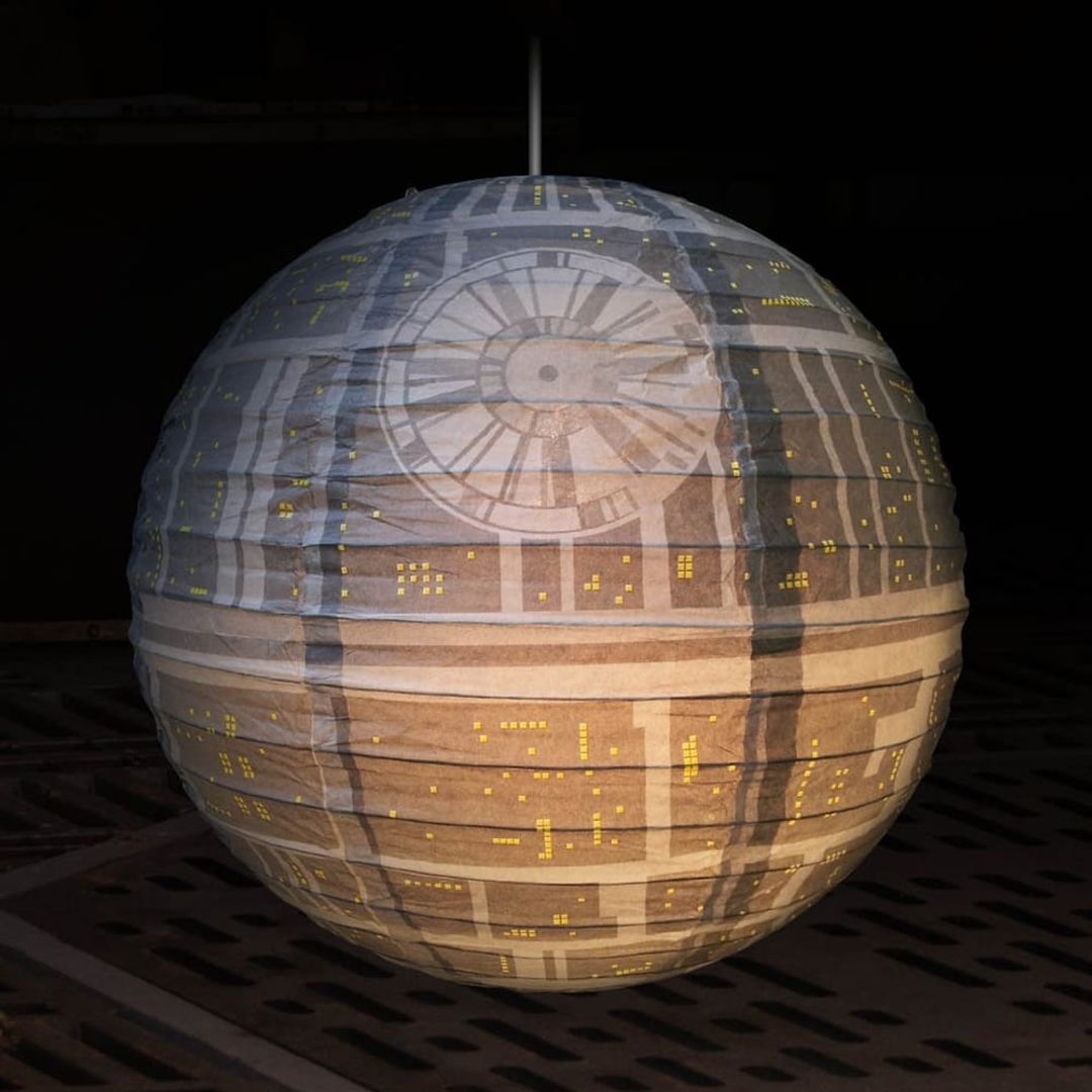 Абажур бумажный Звезда Смерти Star Wars Абажур бумажный Звезда Смерти Star Wars