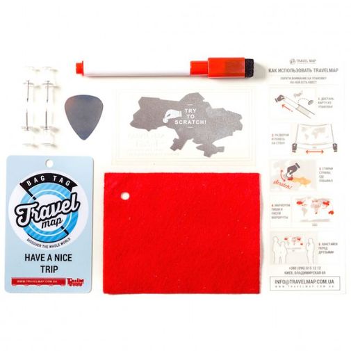 Скретч-карта Европы Silver (на английском) Скретч-карта Европы Silver (на английском)