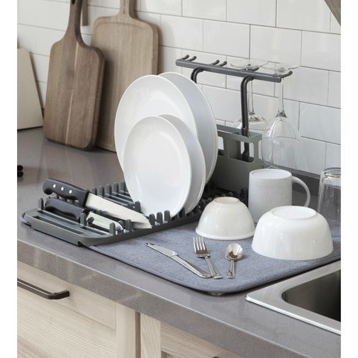 Коврик для сушки посуды с подставкой Udry