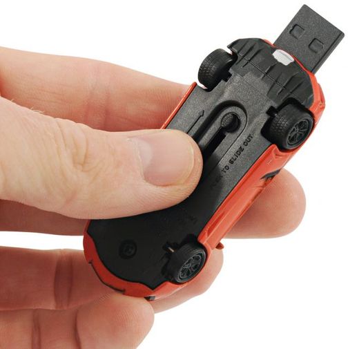 Флешка Lamborghini 8 Гб (Оранжевый) С выдвинутым носителем Флешка Lamborghini 8 Гб (Оранжевый) С выдвинутым носителем