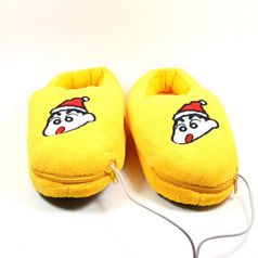 Тапочки с подогревом от USB Желтые