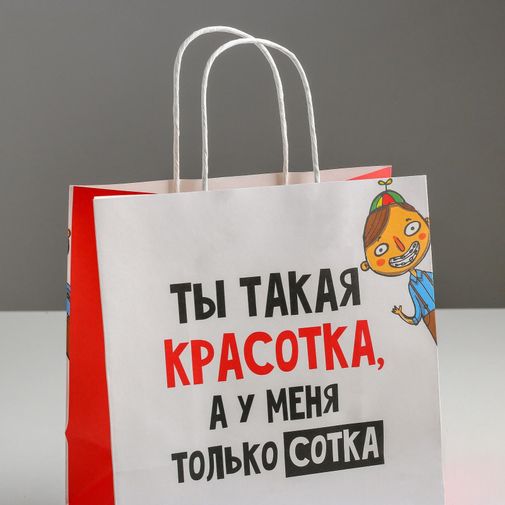 Подарочный пакет Красотка (22 х 22 х 11 см) Подарочный пакет Красотка (22 х 22 х 11 см)