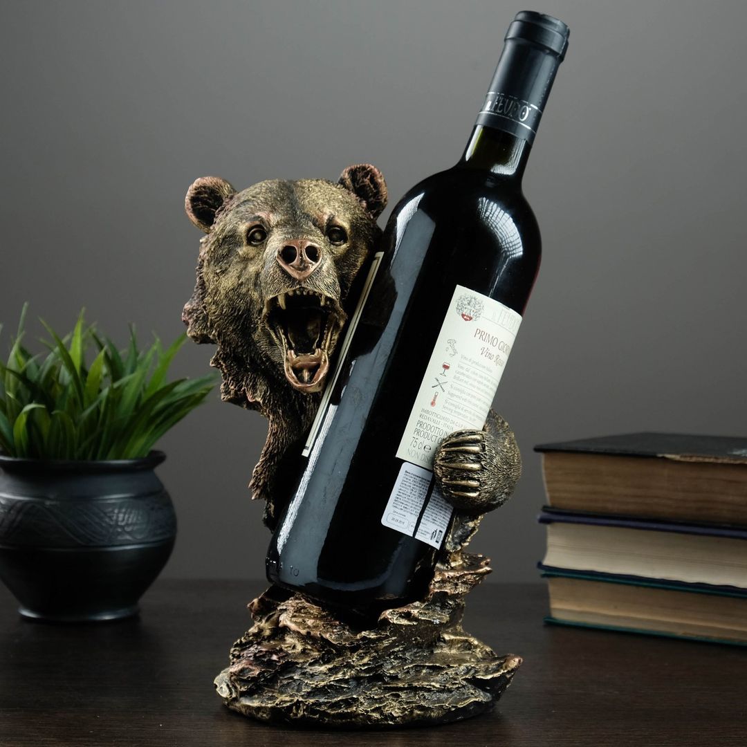 Подставка под бутылку Медведь