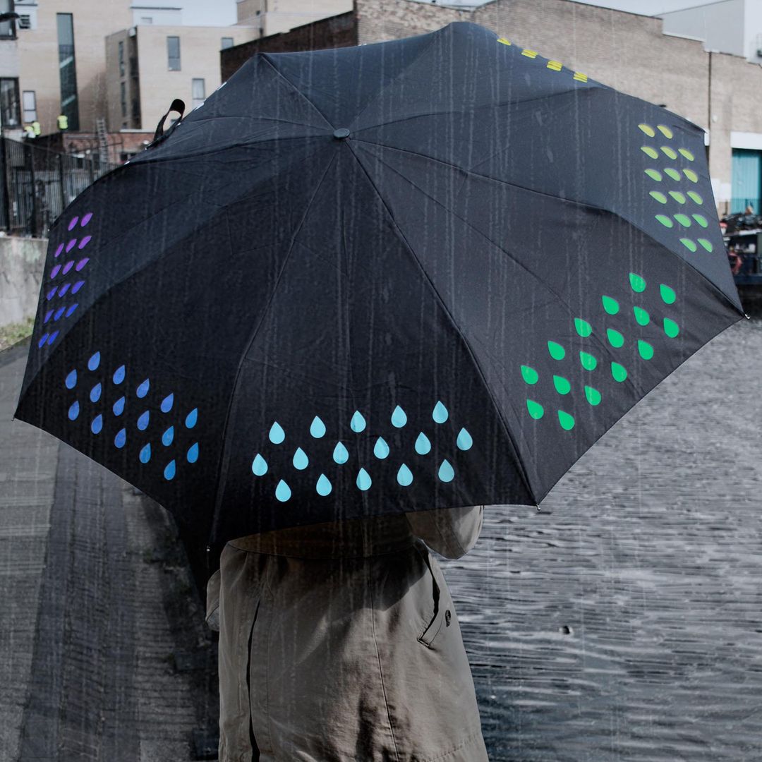 Зонт, меняющий цвет